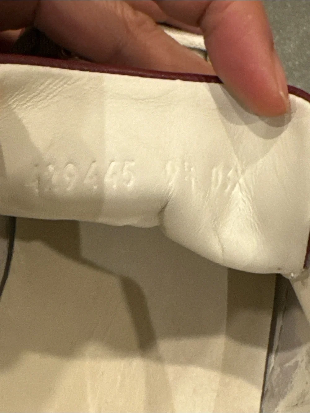 Gucci GG Supreme Canvas Sneakers with Red Trim and Navy Stripes